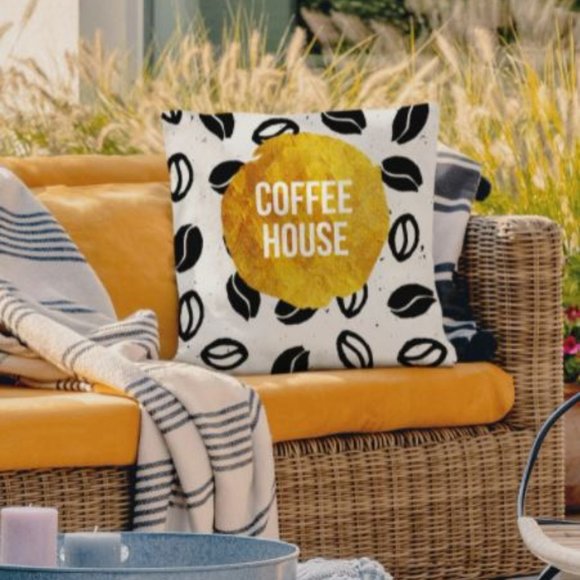 Coffee throw pillow - Picture 3 of 4